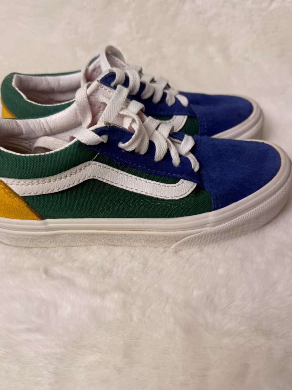 Vans Old Skool Multi-Color Colorblock Sneakers - Picture 3 of 7